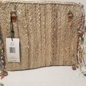 Steve Madden Netty Natural Clutch